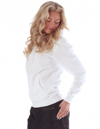 Street Hoodie All White