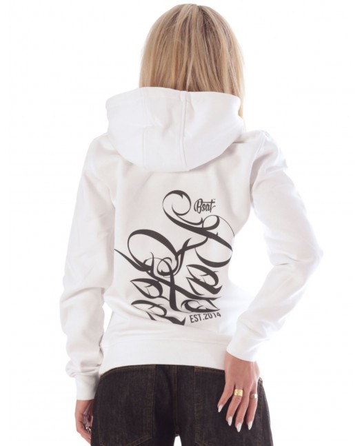 RAP GOD Hoodie White by BSAT