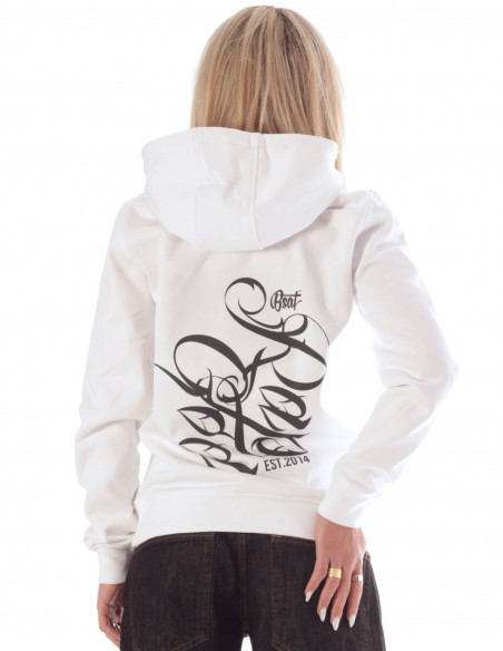 RAP GOD Hoodie White by BSAT