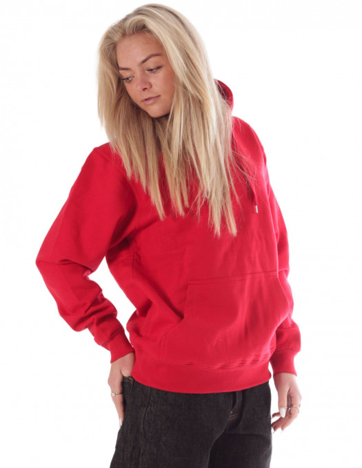 Hoodie All Red Plain