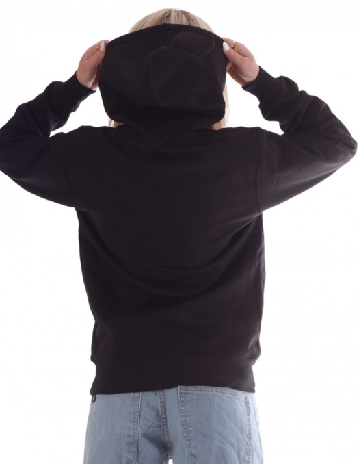 Hoodie All Black Plain