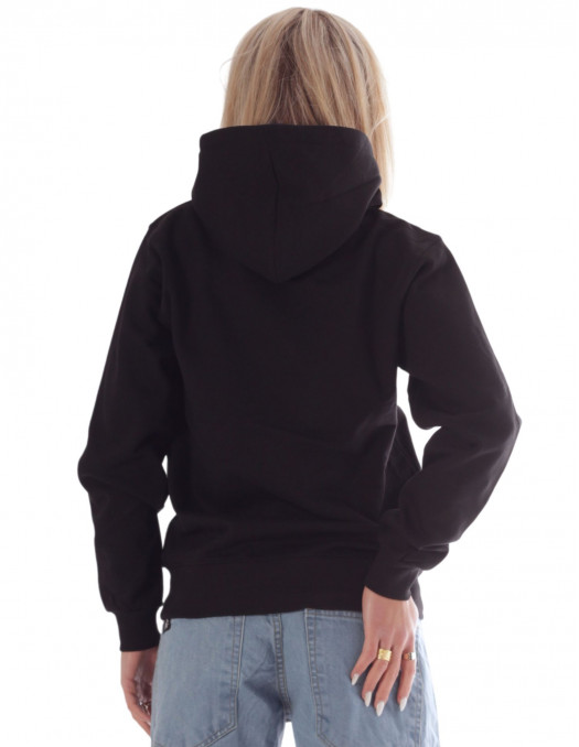 Hoodie All Black Plain