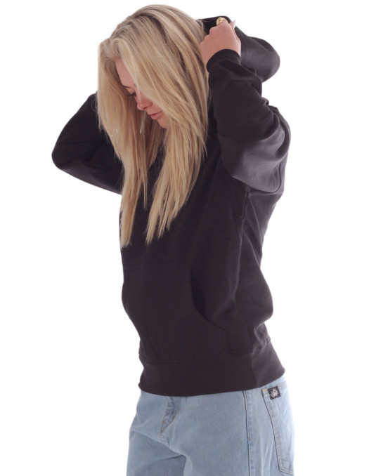 Hoodie All Black Plain