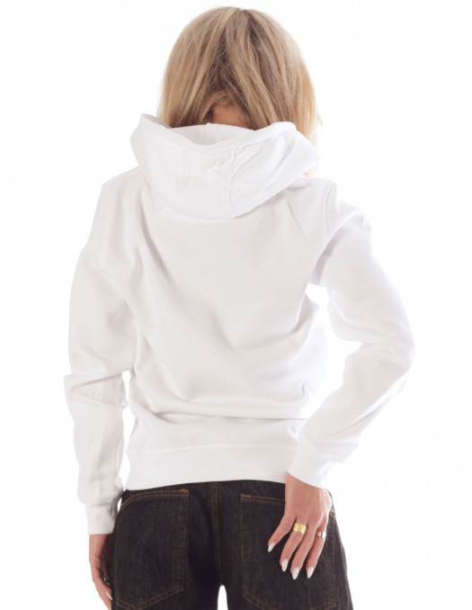 BSAT Stickman Logo Hoodie White