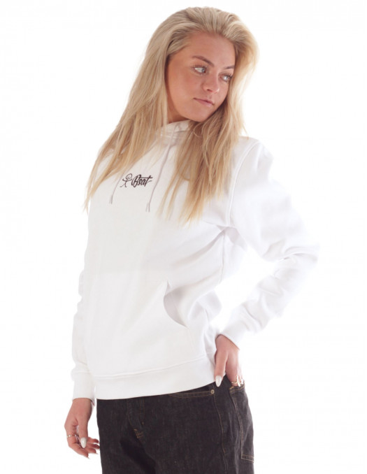 BSAT Stickman Logo Hoodie White