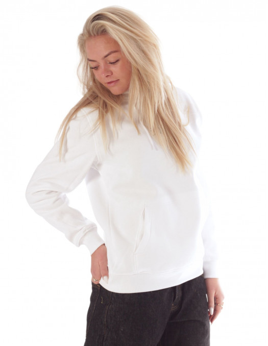 BSAT Stickman Logo Hoodie White