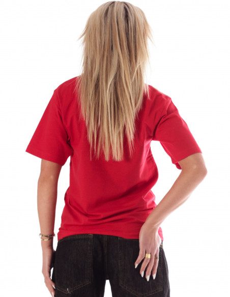 BSAT Westside T-Shirt Red Organic Cotton