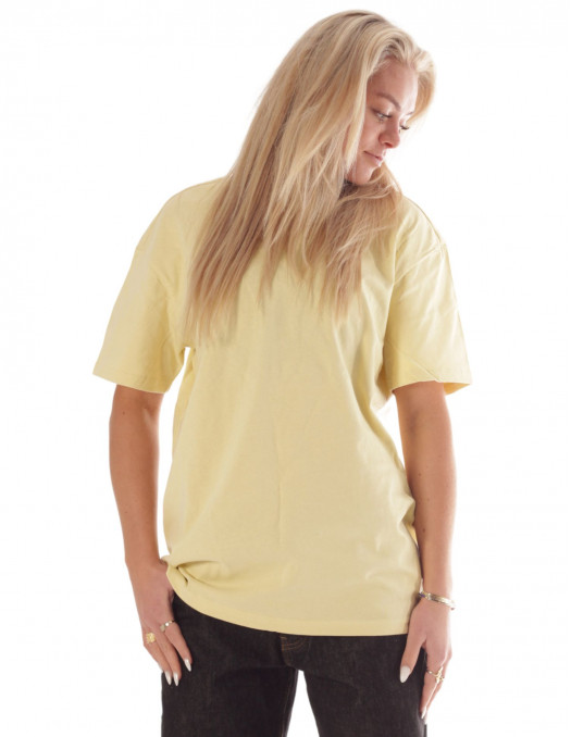 Premium Baggy Cotton T-Shirt Soft Yellow