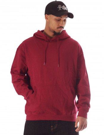 Baggy Hoodie All Burgundy