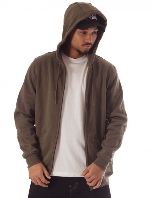 Heavy Street ZipHoodie Olive