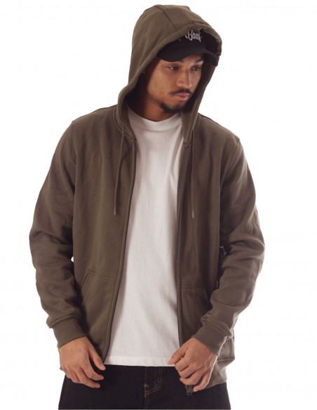 Heavy Street ZipHoodie Olive