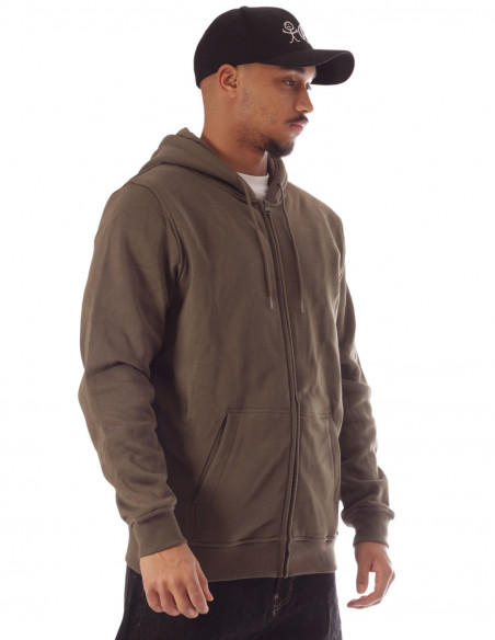 Heavy Street ZipHoodie Olive
