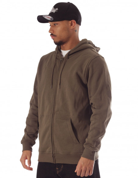 Heavy Street ZipHoodie Olive