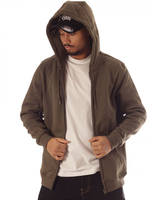 Heavy Street ZipHoodie Olive