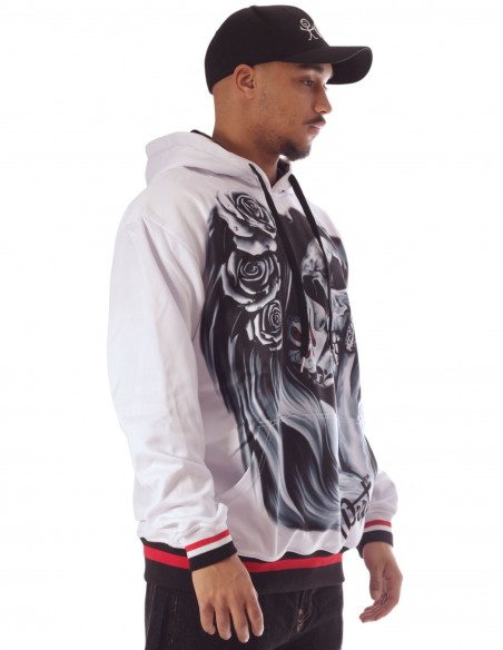 BSAT Day of the Dead Hoodie White