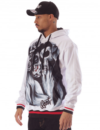 BSAT Day of the Dead Hoodie White