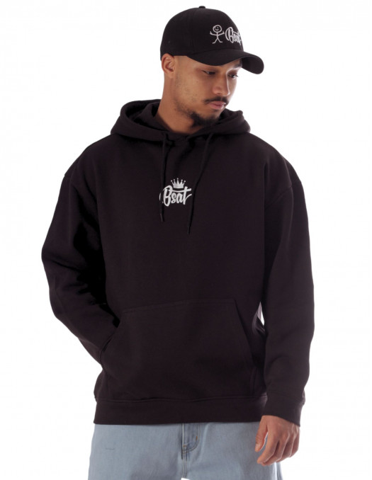 BSAT Black Hustla Hoodie RedNWhite...
