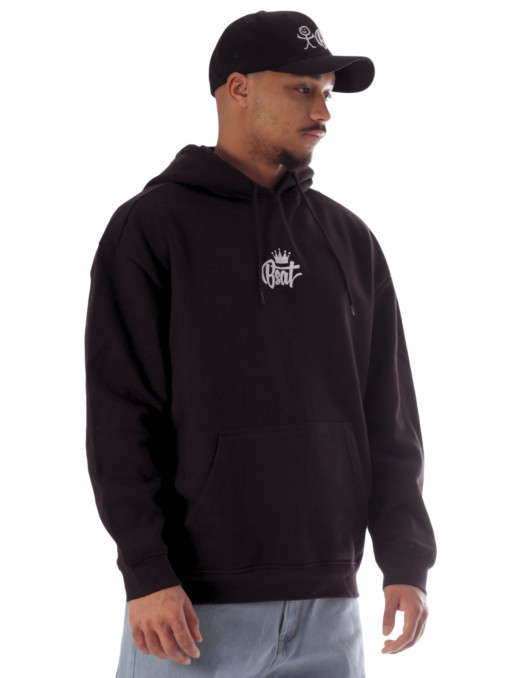 BSAT Black Hustla Hoodie RedNWhite...