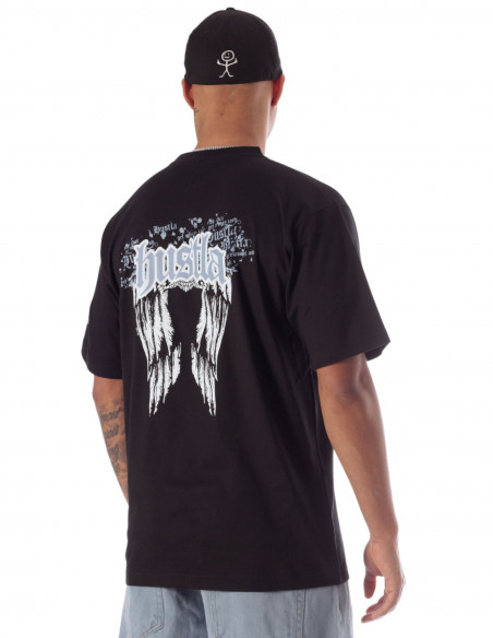 BSAT Hustla Baggy T-Shirt BlueNWhite Legendary Collection