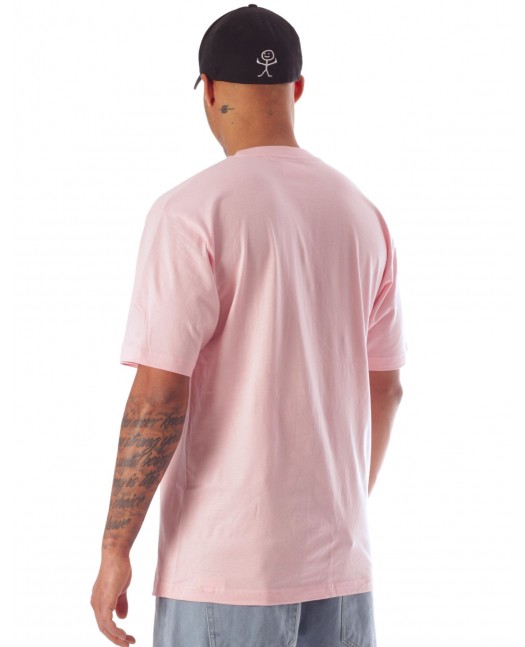 Baggy Organic Cotton T-Shirt Rose