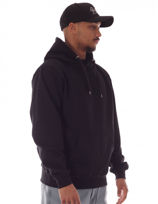 Hoodie All Black Plain