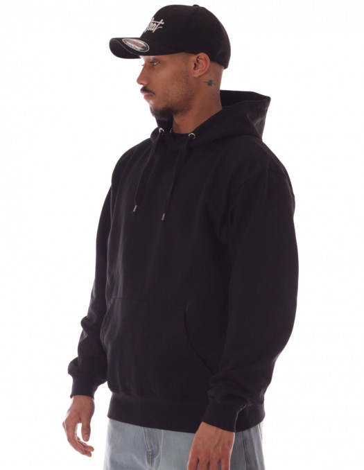 Hoodie All Black Plain