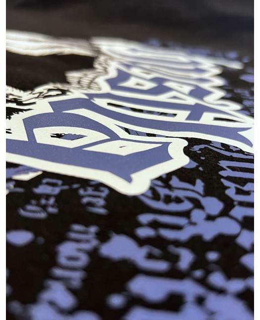 BSAT Black Hustla Hoodie BlueNWhite...