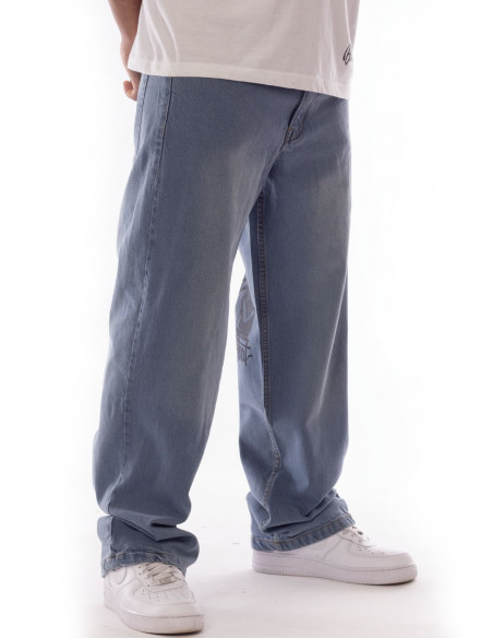 BSAT The Spray Limited Edition Washed Sky Baggy Jeans