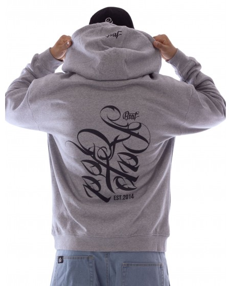 RAP GOD Hoodie GreyNBlack by BSAT