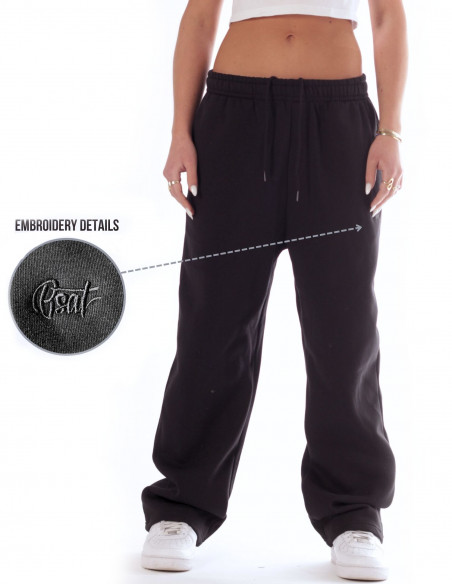 BSAT Only God Can Judge Baggy Sweatpants Ultra Soft Comfy Lounge Black