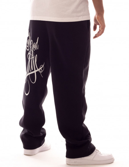 BSAT Only God Can Judge Baggy Sweatpants Ultra Soft Comfy Lounge Black