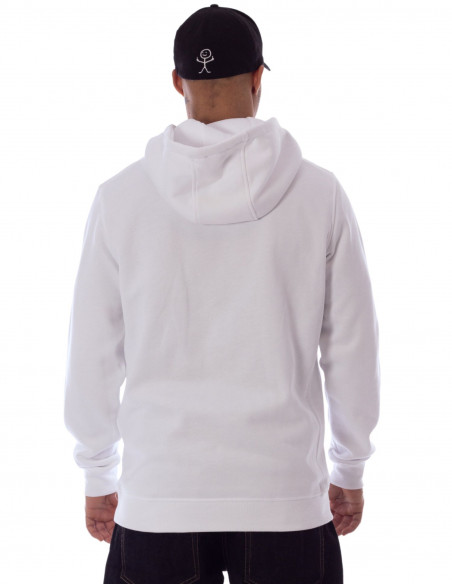 BSAT Stickman Logo Hoodie White