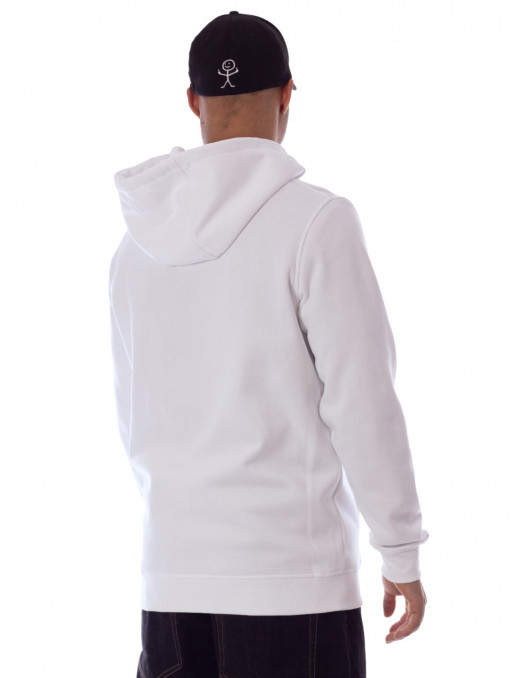 BSAT Stickman Logo Hoodie White