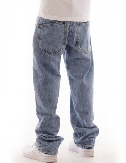 BSAT X-Loose Marble Washed Jeans...