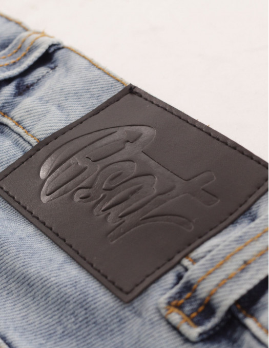 BSAT X-Loose Marble Washed Jeans...