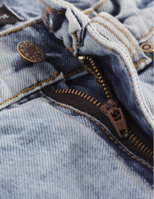 BSAT X-Loose Marble Washed Jeans...