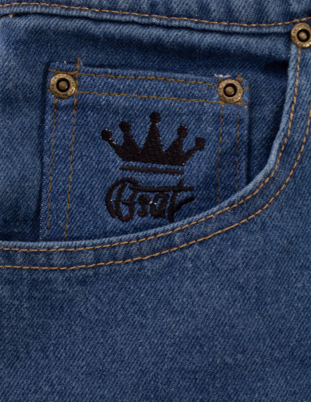 BSAT Westside The W Medium Blue Baggy Jorts *LIMITED EDITION*