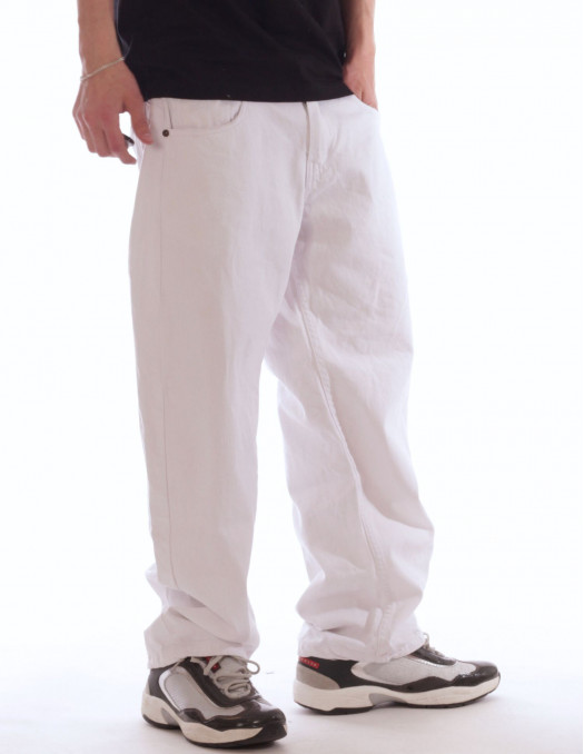 BSAT Medium Baggy White Jeans Paris...