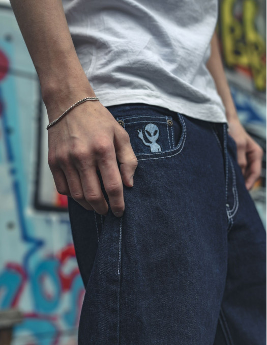 BSAT Aliens 4 Peace Stand Tall Indigo...