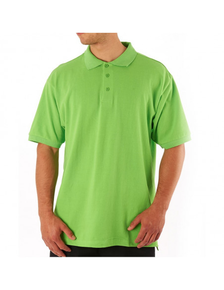 Access Plain Polo Apple Green