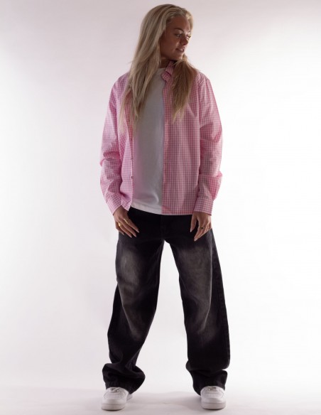 BSAT Studio Shirt – Micro Check Pink