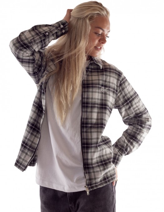 BSAT Studio Flannel Zip Shirt – Grid...