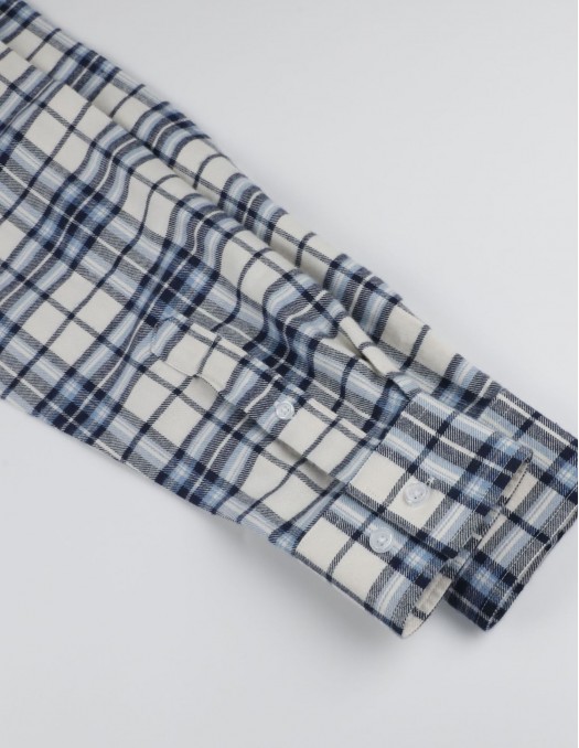 BSAT Studio Flannel Zip Shirt – Grid...