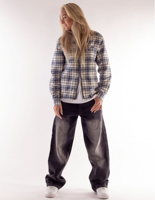 BSAT Studio Flannel Zip Shirt – Grid...