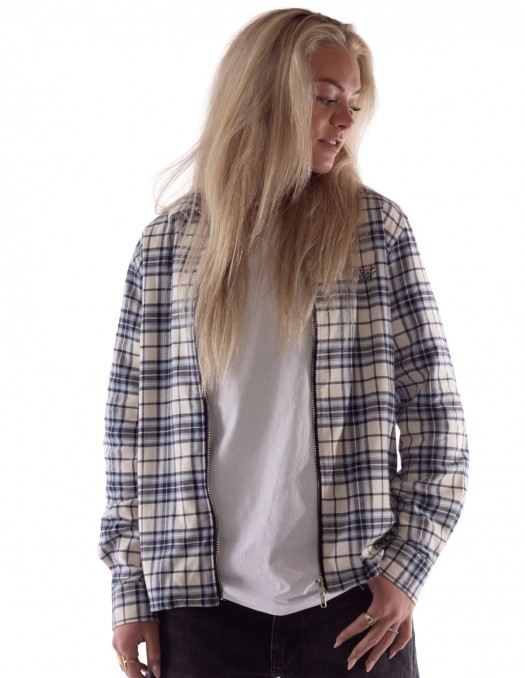BSAT Studio Flannel Zip Shirt – Grid...