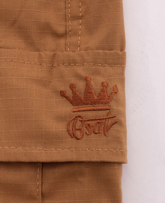 BSAT Baggy Combat Cargo Pants Khaki...