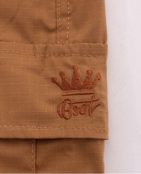 BSAT Baggy Combat Cargo Pants Khaki Dune Baggy Fit