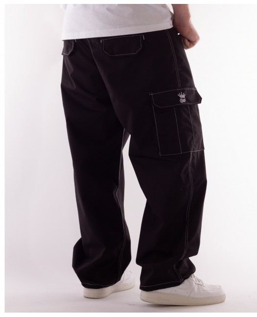 BSAT Baggy Combat Cargo Pants Black...