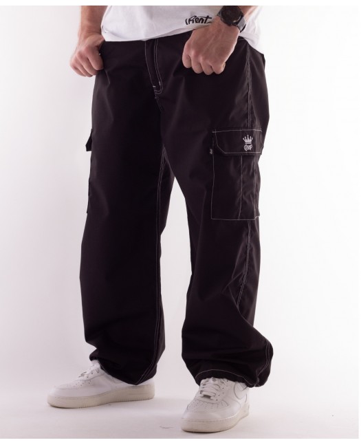 BSAT Baggy Combat Cargo Pants Black...