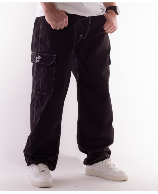 BSAT Baggy Combat Cargo Pants Black...
